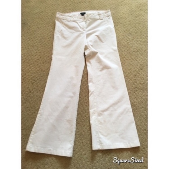 J.crew stretch white women’s cords size 2 petite - Picture 1 of 3
